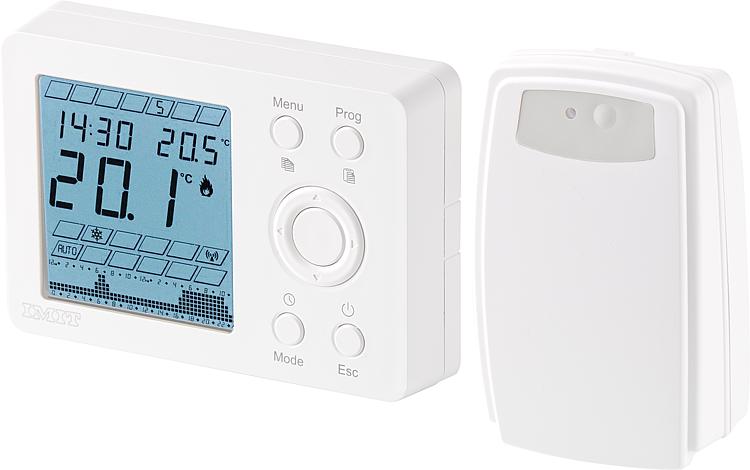 Funk - Raumtemperaturregler Typ WPT R Thermostat m.Empfänger, Wochenprogramm,Bat