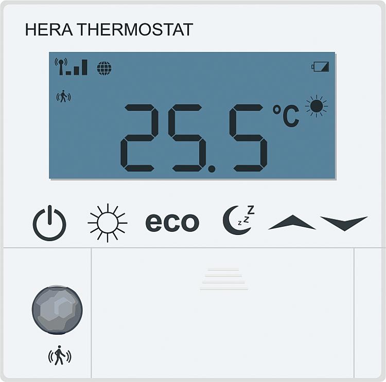 Funk-Raumthermostat Hera Batterieversion Funk-Raumthermostat Hera Batterieversion