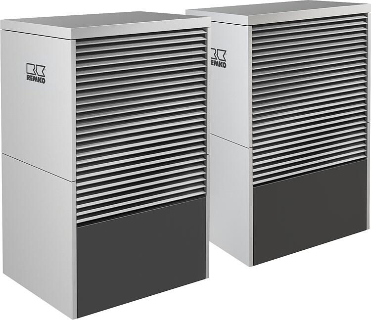 Monoblock-Wärmepumpe Remko Serie LWM 110 Duo, Alu
