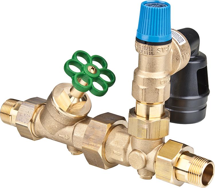 Boiler-Sicherheitsgruppe 3/4", 10 bar Boiler-Sicherheitsgruppe 3/4", 10 bar