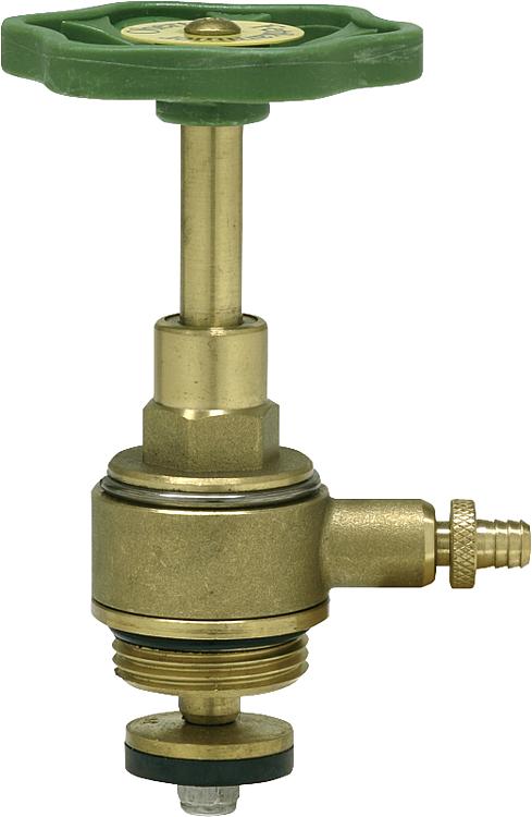 Oberteil für Freistromventil DIN 3502 mit Entleerung, steigende Spindel 1813 3/4 Oberteil für Freistromventil DIN 3502 mit Entleerung, steigende Spindel 1813 3/4