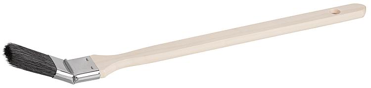 Pr.-Heizkörperpinsel 40mm schwarz, Buchenstiel, Weißblechzwinge