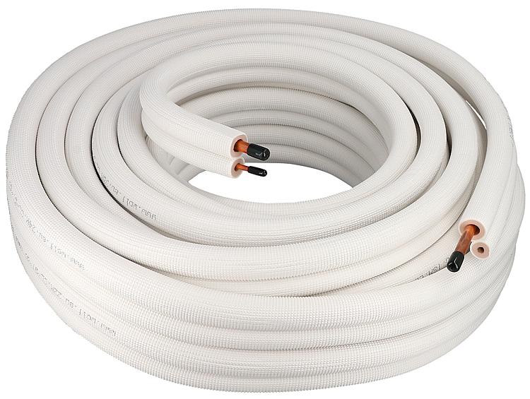 Kältemittelleitung Wolf 6x1mm+12x1mm, 10m, gedämmt 2072479 Kältemittelleitung Wolf 6x1mm+12x1mm, 10m, gedämmt 2072479