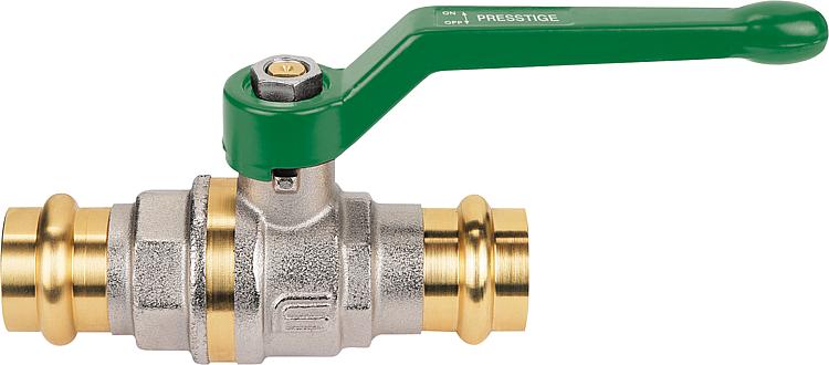 Messingkugelhahn Press Fitting mit Alu Handhebel 15 x 15 Messingkugelhahn Press Fitting mit Alu Handhebel 15 x 15