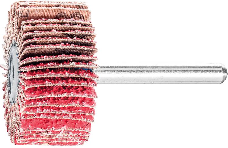 Fächerschleifer Pferd F, Ø 40 x 20 mm, Schaft-Ø 6 mm, Körnung A 40