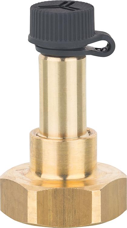 Messnippel f.Füll-& Entleerhahn TA-Multi, G 3/4" Messnippel f.Füll-& Entleerhahn TA-Multi, G 3/4"