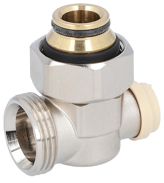Einzelkugelhahn Eckform 3/4"IG Eurokonus Rohranschluß 3/4" Einzelkugelhahn Eckform 3/4"IG Eurokonus Rohranschluß 3/4"