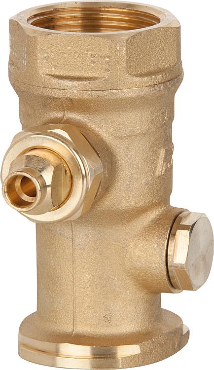 Thermometerkugelhahn TK DN32,F11/4"x11/4"IG", Muffe rechts