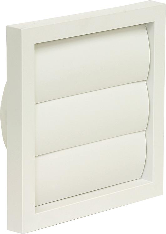 Verschlussklappe L-VK 100 b DN 100 mit Anschlussstutzen braun