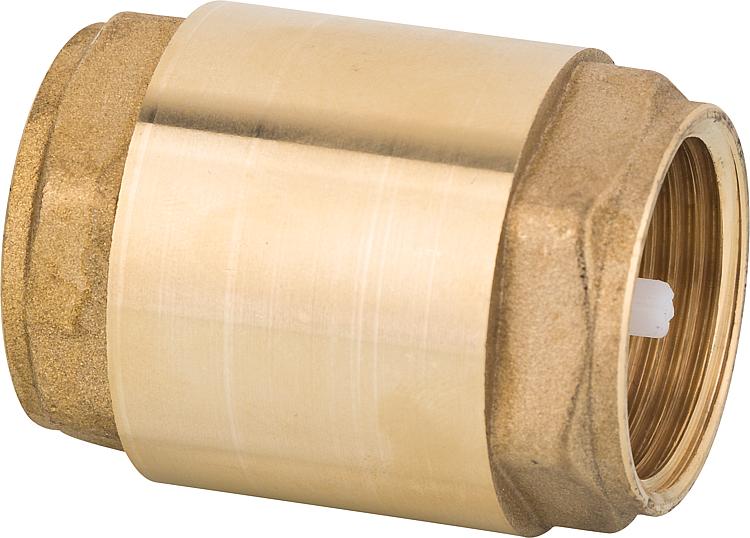 Rückschlagventil aus Messing mit Metalleinsatz u. Vitondichtung 1 1/2" Rückschlagventil aus Messing mit Metalleinsatz u. Vitondichtung 1 1/2"