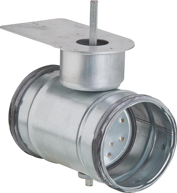 Absprerrklappe NW 100 dicht schliessend, mit Motor- aufnahme, Typ Belimo LM Absprerrklappe NW 100 dicht schliessend, mit Motor- aufnahme, Typ Belimo LM