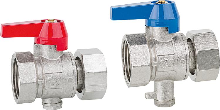 Kugelhahn-Set Watts mit Kapillarrohranschluss DN25 (1") UMx1" IGx1/8" Mi10 Ni Kugelhahn-Set Watts mit Kapillarrohranschluss DN25 (1") UMx1" IGx1/8" Mi10 Ni