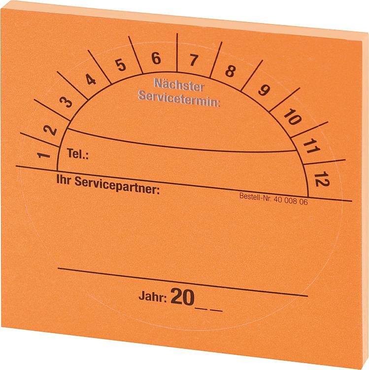 Service-Aufkleber universal für Stempeleindruck D=69 mm, VPE = 60 Stück Service-Aufkleber universal für Stempeleindruck D=69 mm, VPE = 60 Stück