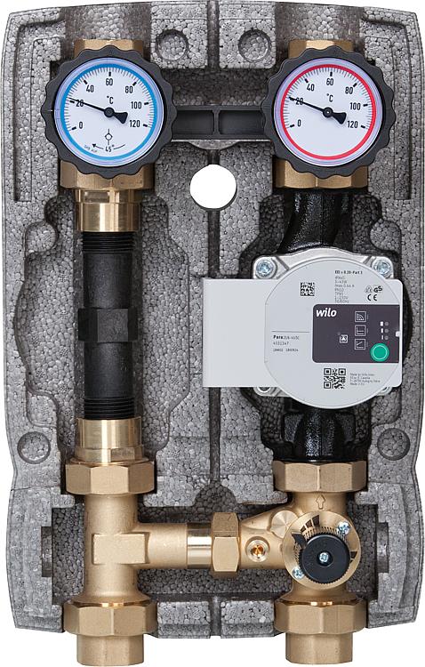 Heizkreisset Easyflow DN25(1") 3-Wege-Mischer,WMZ-Strecke, Wilo Para 25/6 Heizkreisset Easyflow DN25(1") 3-Wege-Mischer,WMZ-Strecke, Wilo Para 25/6