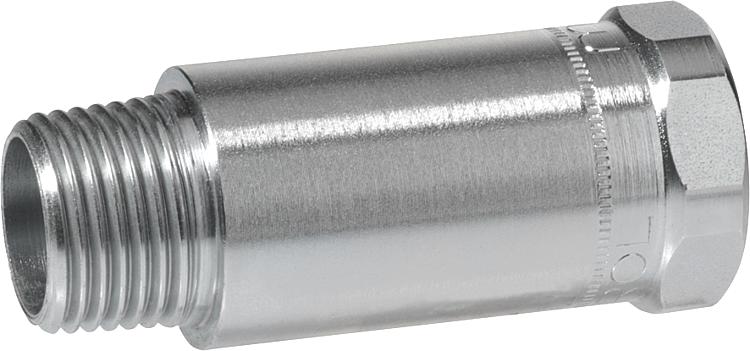 Gasströmungswächter GS PS 5 bar, AG R 1/2 x IG Rp 1/2, DN 15 Qnenn: 2 kg/h / 1,6 m³/h