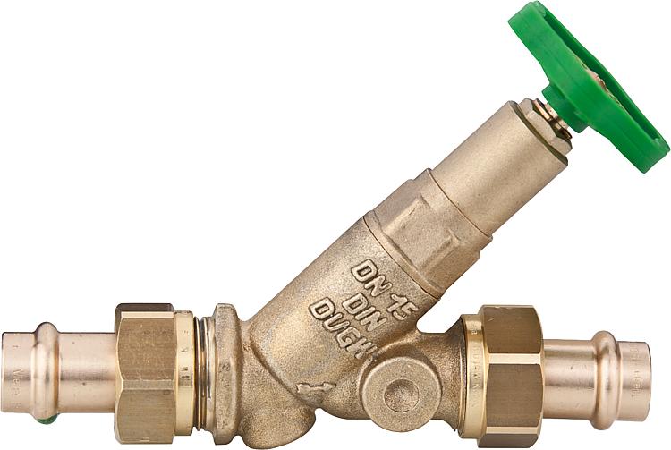 Freistromventil mit Pressverschraubung-Viega DN 15/15mm nichtst. Spindel Freistromventil mit Pressverschraubung-Viega DN 15/15mm nichtst. Spindel