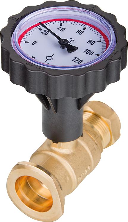 Solar-Kugelhahn Easyflow Vorlauf mit RSK 22mm KRV x Pumpenflansch Solar-Kugelhahn Easyflow Vorlauf mit RSK 22mm KRV x Pumpenflansch