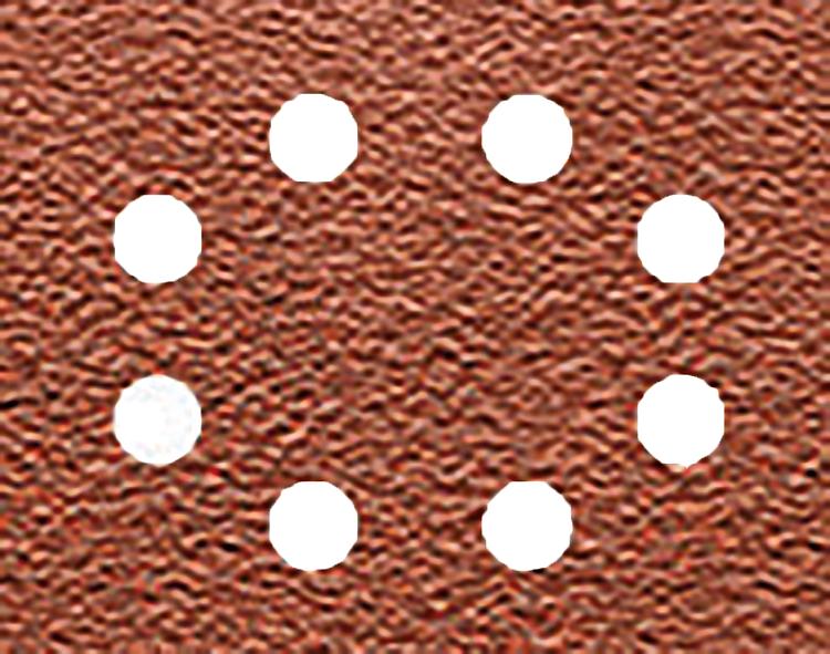 Klett-Schleifpapier DeWalt 8-fach gelocht K100 115x140mm VPE: 25 Stück