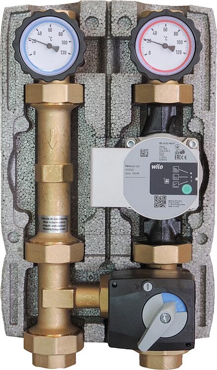 Heizkreisset Easyflow DN32 (11/4"), Dreiwegemischer, Mischermotor, Pumpe Wilo Pa Heizkreisset Easyflow DN32 (11/4"), Dreiwegemischer, Mischermotor, Pumpe Wilo Pa