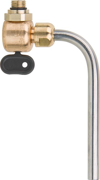 Probeentnahmeventil aus Rotguß, DN8 (1/4") Probeentnahmeventil aus Rotguß, DN8 (1/4")