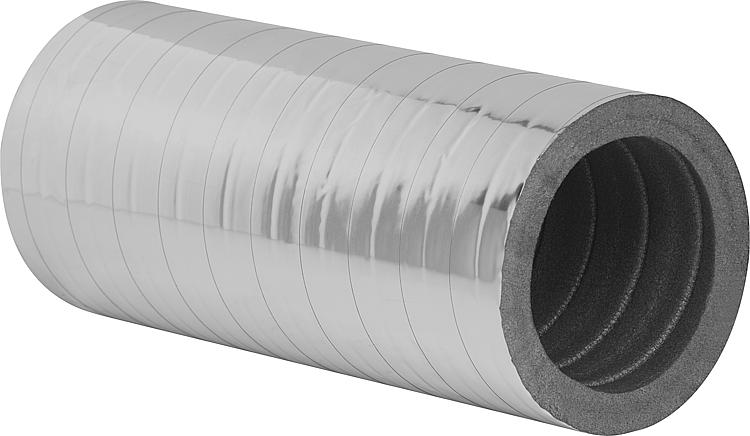 Dämmrohr DN125, L=1000mm mit Alubeschichtung, 20mm Wandstärke Dämmrohr DN125, L=1000mm mit Alubeschichtung, 20mm Wandstärke