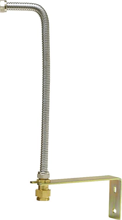 Anschlussset 3/4" mit Wellschlauch 500mm mit Wandhalter für AG Anschlussset 3/4" mit Wellschlauch 500mm mit Wandhalter für AG