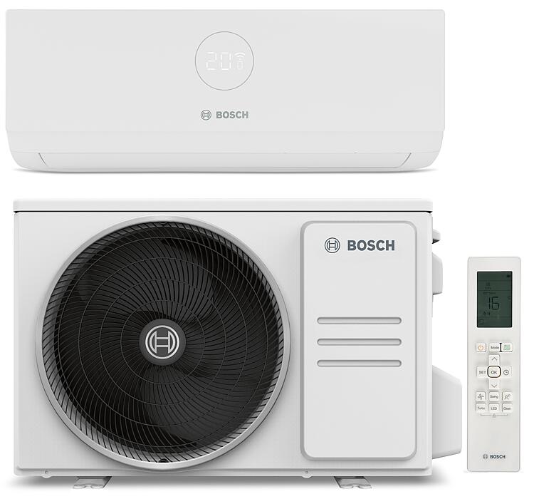 Single-Split-Klimagerät BOSCH CL3000i-Set 26 WE, Außen- und Inneneinheit, 2,6 kW Single-Split-Klimagerät BOSCH CL3000i-Set 26 WE, Außen- und Inneneinheit, 2,6 kW