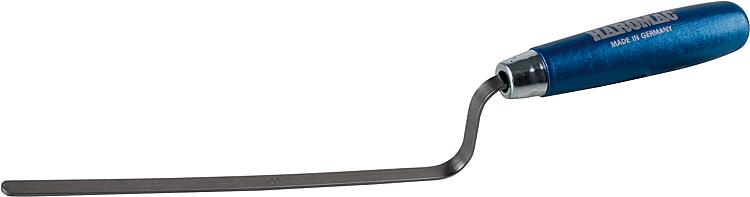 Fugenkelle HAROMAC Form D lang 12mm Stahl, gehärtet blaues Heft
