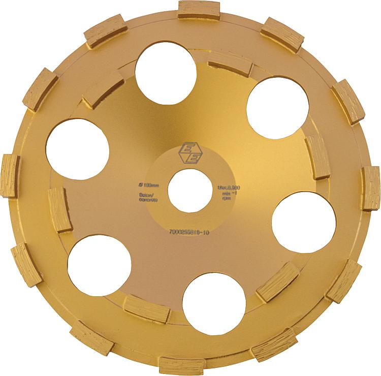 Diamant-Schleifteller Ø 180 mm für Beton, passend zu Betonschleifer EBS 180F Diamant-Schleifteller Ø 180 mm für Beton, passend zu Betonschleifer EBS 180F