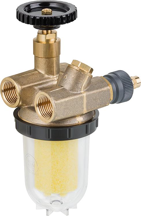 Heizölfilter mit Rücklaufzuführung brennerseitig Außengew. 1/2" tanks. Innengewi Heizölfilter mit Rücklaufzuführung brennerseitig Außengew. 1/2" tanks. Innengewi