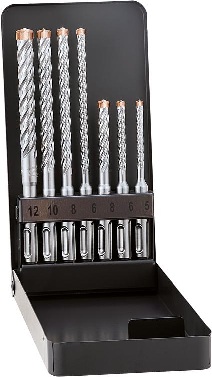 Hammerbohrer Alpen SDS-Plus Force X, 5-6-8x110, 6-8-10-12x160 7-teilig