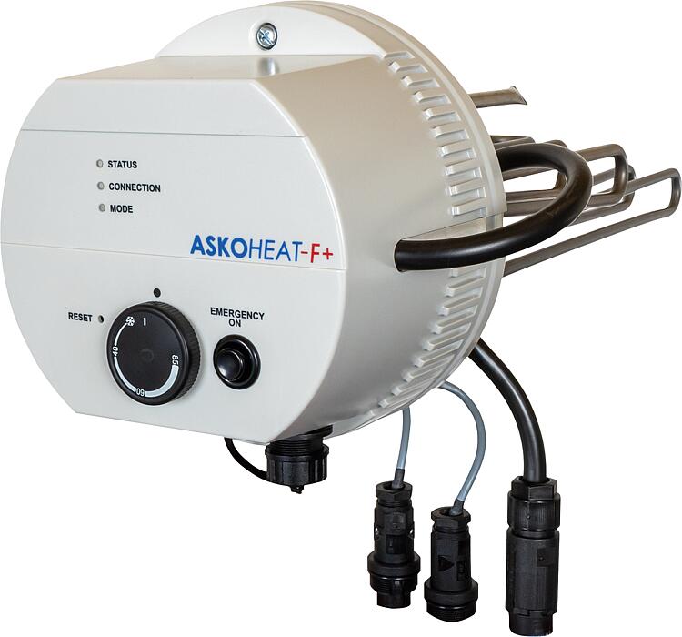 Flanschheizkörper ASKOHEAT AHFR-BI-plus, 1,75kW, 230/400V, 7-stufig, Ø 180 mm Flanschheizkörper ASKOHEAT AHFR-BI-plus, 1,75kW, 230/400V, 7-stufig, Ø 180 mm