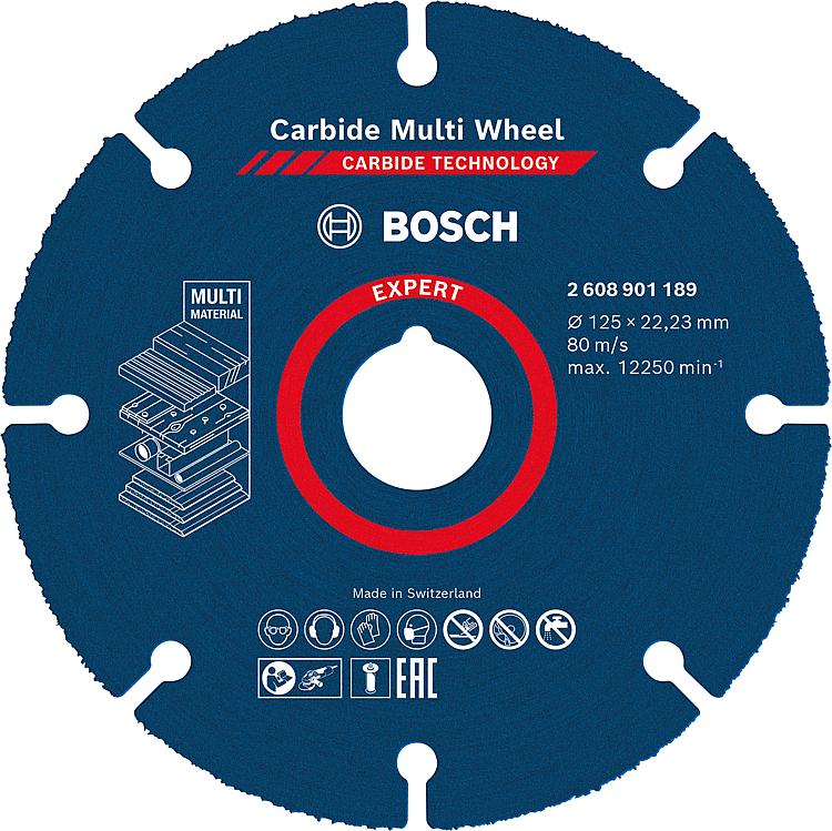 Trennscheibe BOSCH Expert Carbide Multiwheel Ø 125x22,23mm Trennscheibe BOSCH Expert Carbide Multiwheel Ø 125x22,23mm