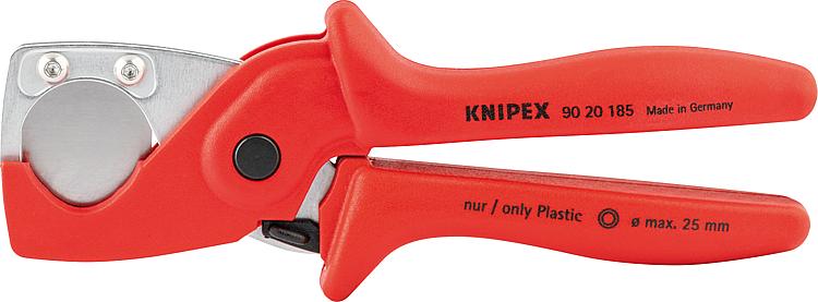 Knipex - Schere zu schnellen, exakten Ablängen von geschlitzten Schutzrohren Knipex - Schere zu schnellen, exakten Ablängen von geschlitzten Schutzrohren