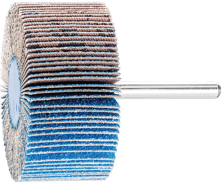 Fächerschleifer Pferd F, Ø 60 x 30 mm, Schaft-Ø 6 mm, Körnung A 80