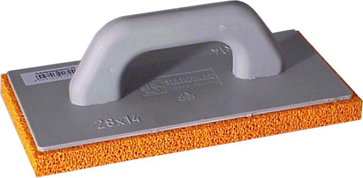 Kunststoffreiber SGR 28x14x2 mit rotem Schwammgummi 20mm