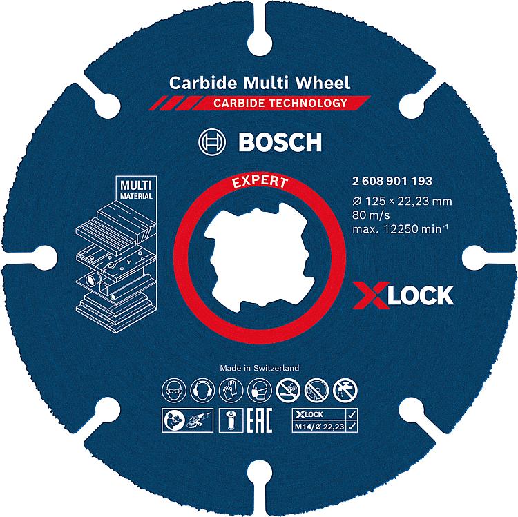 Trennscheibe BOSCH Expert Carbide Multiwheel Ø 125x22,23mm X-Lock Trennscheibe BOSCH Expert Carbide Multiwheel Ø 125x22,23mm X-Lock