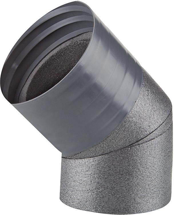 Bogen 45 IP-B 125/45 mit Muffe DN 125 Bogen 45 IP-B 125/45 mit Muffe DN 125