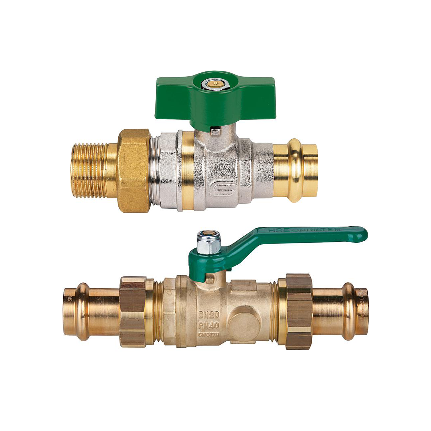 Kugelhähne Press x Press (Überwurf) Kugelhähne Press x Press (Überwurf)