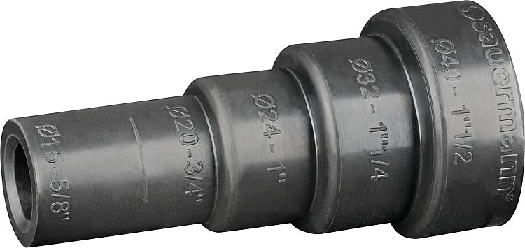Adapter mehrstufig 15mm - 20,24,32,40mmVPE = 3 Stück Adapter mehrstufig 15mm - 20,24,32,40mmVPE = 3 Stück