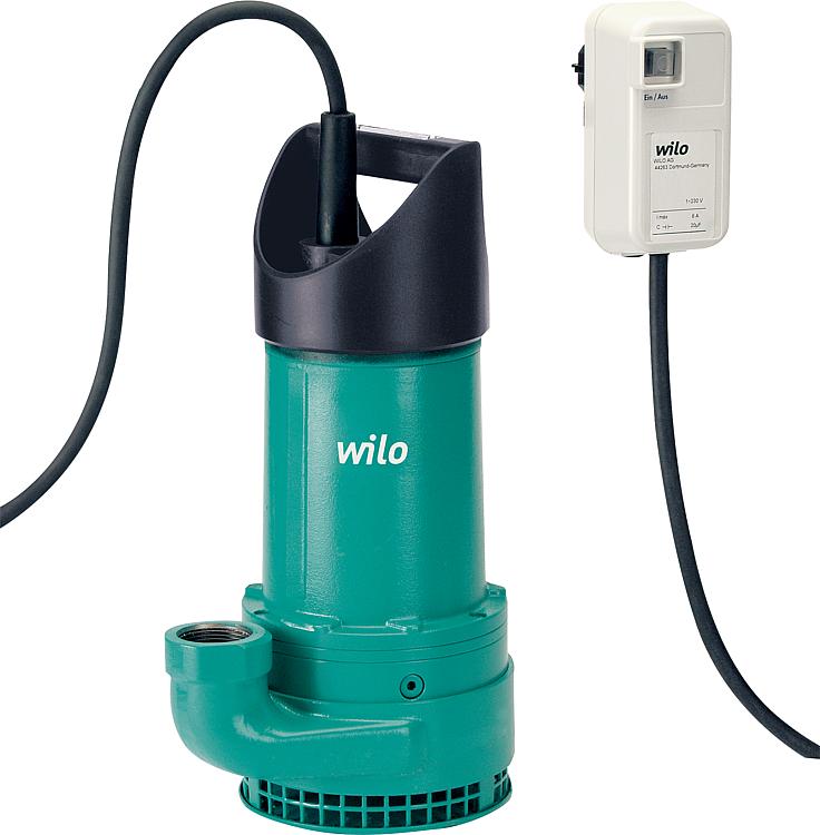 Schmutzwassertauchpumpe Wilo-EMU-KS 8 ES mit Schwimmschalter Schmutzwassertauchpumpe Wilo-EMU-KS 8 ES mit Schwimmschalter