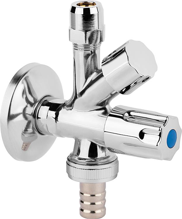 Geräteanschlussventil Kombi-Eck poliert1/2x10 leichte Ausführung Geräteanschlussventil Kombi-Eck poliert1/2x10 leichte Ausführung