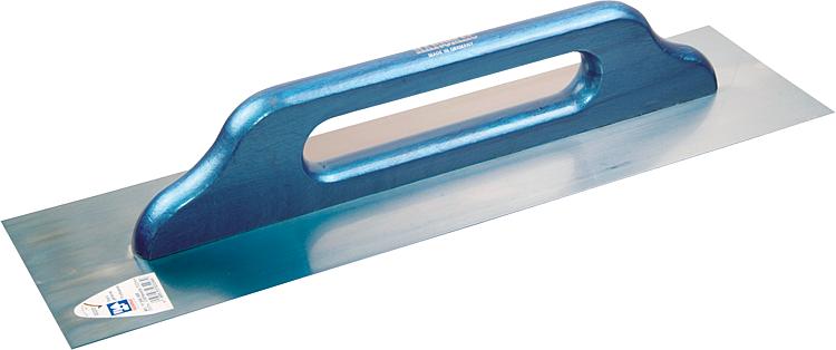 Schweizer Glättekelle HAROMAC 480x130mm rostfrei blaues Heft Schweizer Glättekelle HAROMAC 480x130mm rostfrei blaues Heft