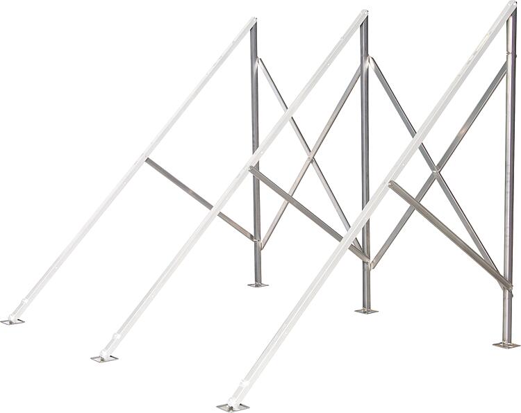 Flachdachmontageset für 1 Röhrenkollektor HP 22 Flachdachmontageset für 1 Röhrenkollektor HP 22
