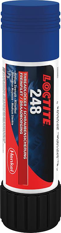 Schraubensicherung mittelfest LOCTITE 248, 19g Stift Schraubensicherung mittelfest LOCTITE 248, 19g Stift