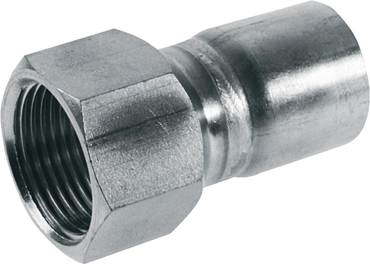 C-Stahl Pressfitting M-Kontur Absatznippel IG 15x DN10(3/8") C-Stahl Pressfitting M-Kontur Absatznippel IG 15x DN10(3/8")