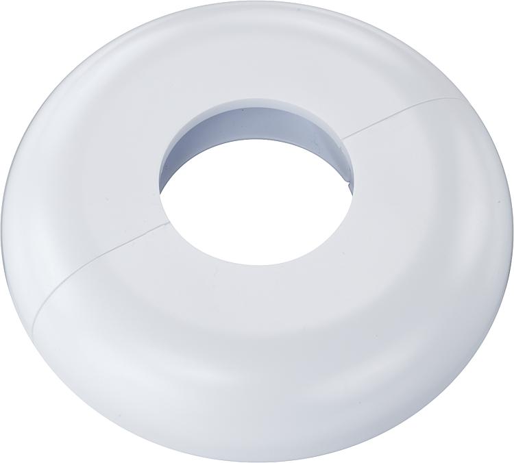 Einzelrosette Typ Mailand Signalweiss -ähnlich RAL 9003 - 15 mm Einzelrosette Typ Mailand Signalweiss -ähnlich RAL 9003 - 15 mm
