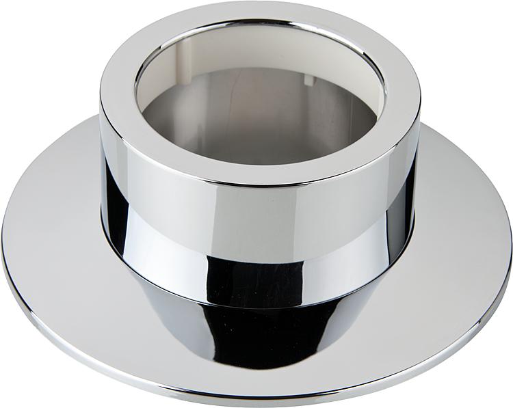 Rosetten-Set rund Ø140mm,m. Schubhülse und Distanzring Rosetten-Set rund Ø140mm,m. Schubhülse und Distanzring