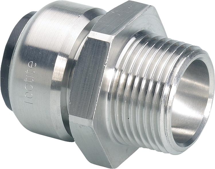 Steckfitting Übergangsnippel i/AG 28 x 1 Steckfitting Übergangsnippel i/AG 28 x 1