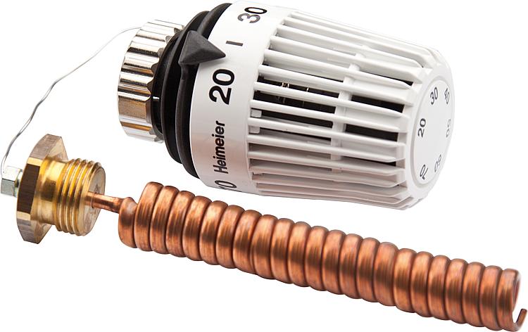 Thermostat-Kopf K mit Wendel-Tauchfühler R1/2 x 118 mm Gesamtlänge Thermostat-Kopf K mit Wendel-Tauchfühler R1/2 x 118 mm Gesamtlänge